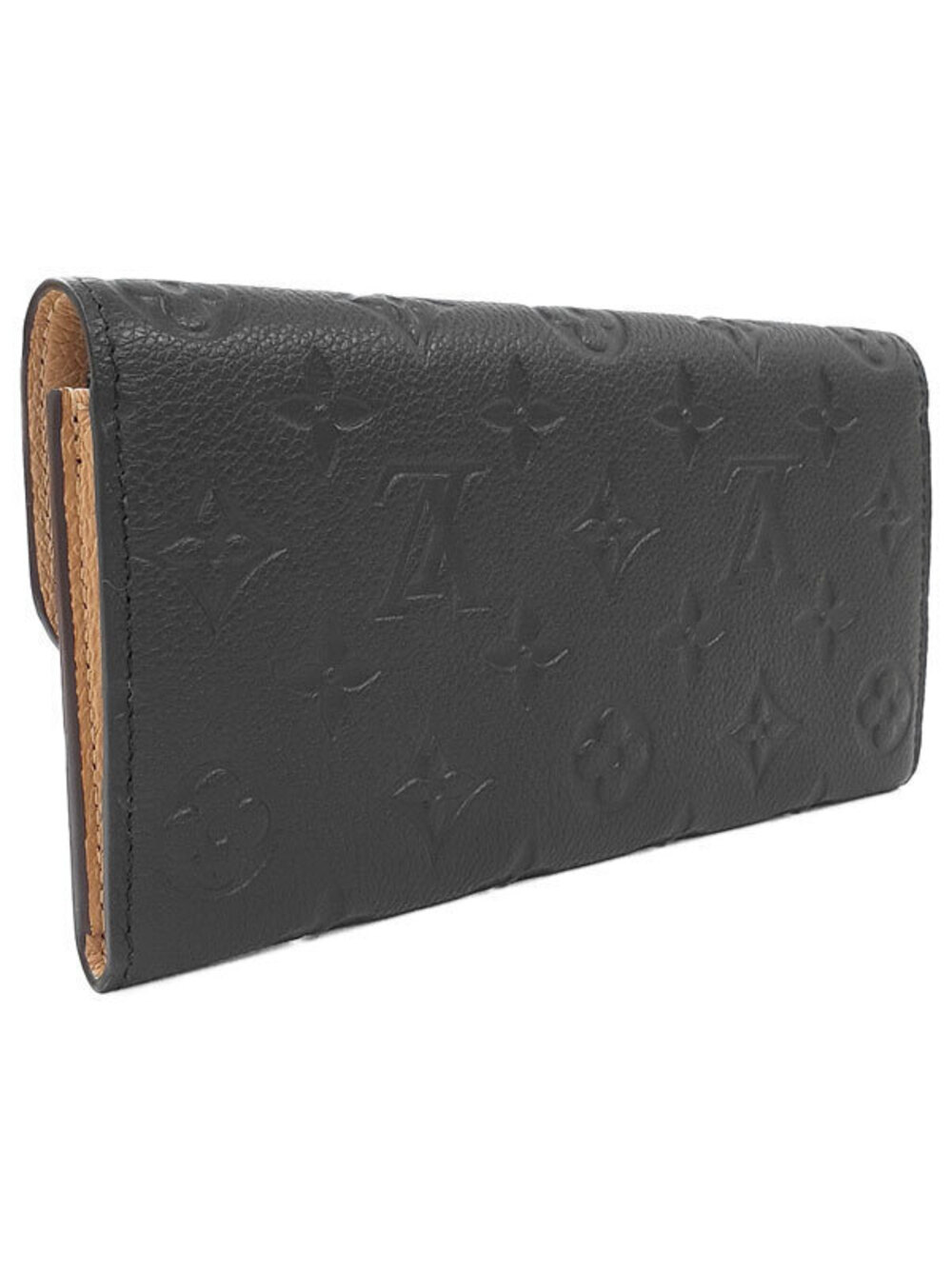 Louis Vuitton Long Bi Monogram Portefeuille Wallet Emilie fold Empreinte Brown